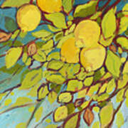 Five Lemons Art Print
