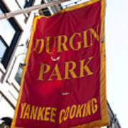 Flag Of The Historic Durgin Park Restaurant Art Print