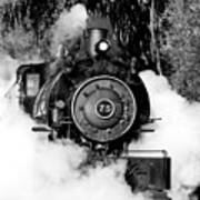 Flagg Coal Steam Engine Art Print