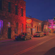 Flagstaff In Neon Art Print