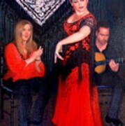 Flamenco 4 Art Print