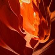Flames In The Walls Of Antelope Art Print