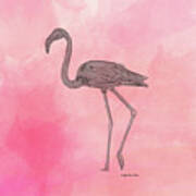 Flamingo3 Art Print