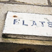 Flats Sign Art Print