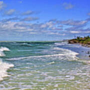 Florida Gulf Coast Beaches Art Print