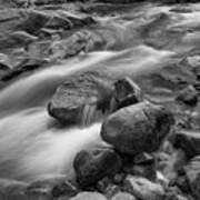 Flowing Rocks Art Print