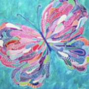 Fluttering Jewel Art Print