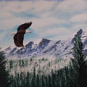 Fly Like An Eagle Art Print