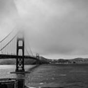 Fog Over The Golden Gate Bridge Art Print