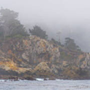 Foggy Day At Point Lobos Art Print
