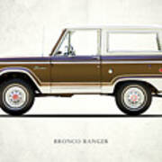 Ford Bronco Ranger 1976 Art Print