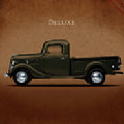 Ford Deluxe Pickup 1937 Art Print