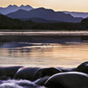 Four Peaks Rocky Waterflow Art Print