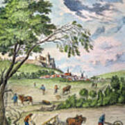 France: Ploughing, 1763 Art Print
