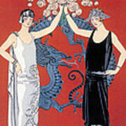 French Fashion, George Barbier, 1924 Art Print