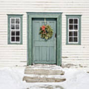 Front Door Of An Old Colonial Home Art Print