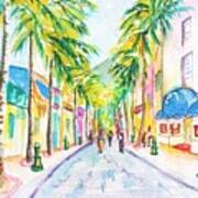 Front Street Philipsburg St. Maarten Art Print