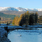 Frost In The Glen - Invercauld - Scotland Art Print