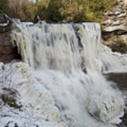 Frozen Blackwater Falls Art Print