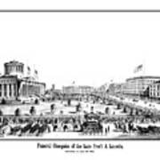 Funeral Obsequies Of President Lincoln Art Print