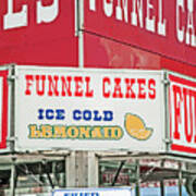 Funnel Cakes And Fried Oreos With Digital Effects Art Print