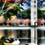 Furman University Bell Tower Art Print