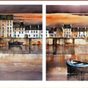 Galway  Cladagh Harbour Art Print