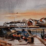 Galway.... Roundstone Harbour Art Print