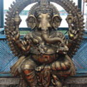 Ganapati Bronze Statue, Fort Kochi Art Print