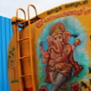 Ganesha Truck, Satara Art Print