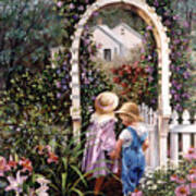Garden Gate Art Print