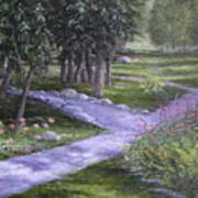 Garden Walk Art Print