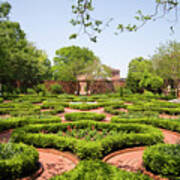 Gardens At Tryon Palace Art Print