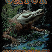 Gator Country Art Print