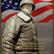 General George S Patton Art Print