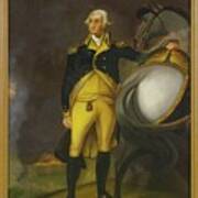 George Washington And His Horse Art Print