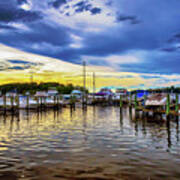 Georgetown Yacht Basin Art Print