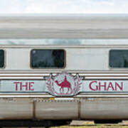 Ghan Train At Alice Springs Art Print