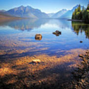 Glacier National Park View Art Print