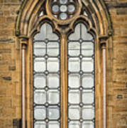 Glasgow Unversity Arch Window Art Print