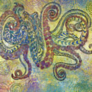 Glass Octopus Art Print