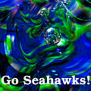 Go Seahawks Art Print