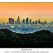 Golden California Sunrise Poster Print Art Print