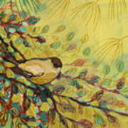 Goldfinch Waiting Art Print