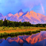 Grand Teton Sunrise Art Print