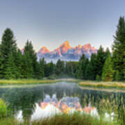 Grand Tetons Sunrise 2 Art Print