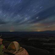 Grand View Point Camping Art Print