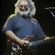 Grateful Dead Jerry Garcia Painting Art Print