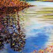Great Hollow Lake In November Art Print