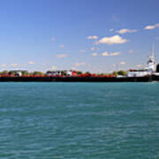 Great Lakes And Michigan Tug Art Print